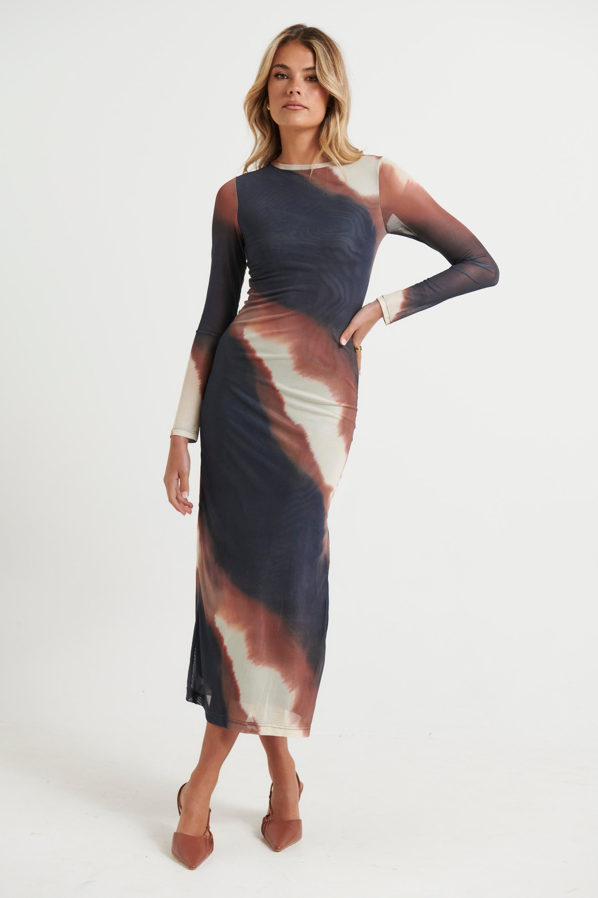 Amaya Midi Dress Mars