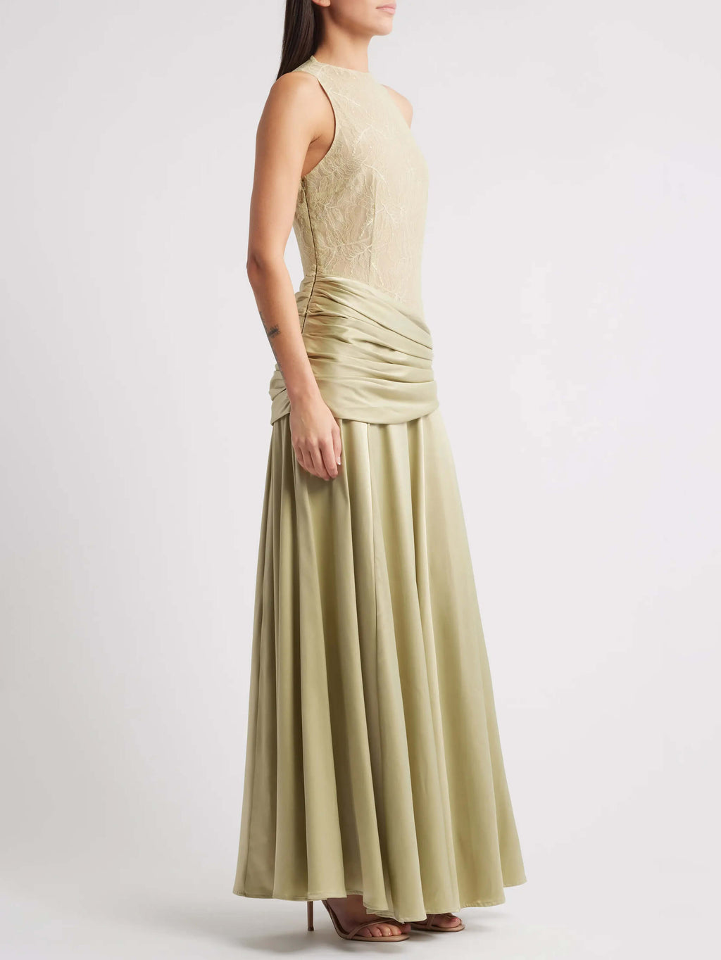 Dalia lace bodice maxi dress