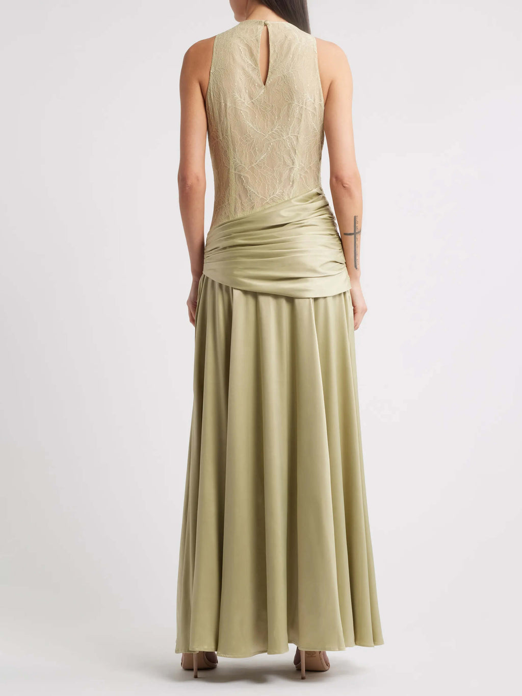 Dalia lace bodice maxi dress