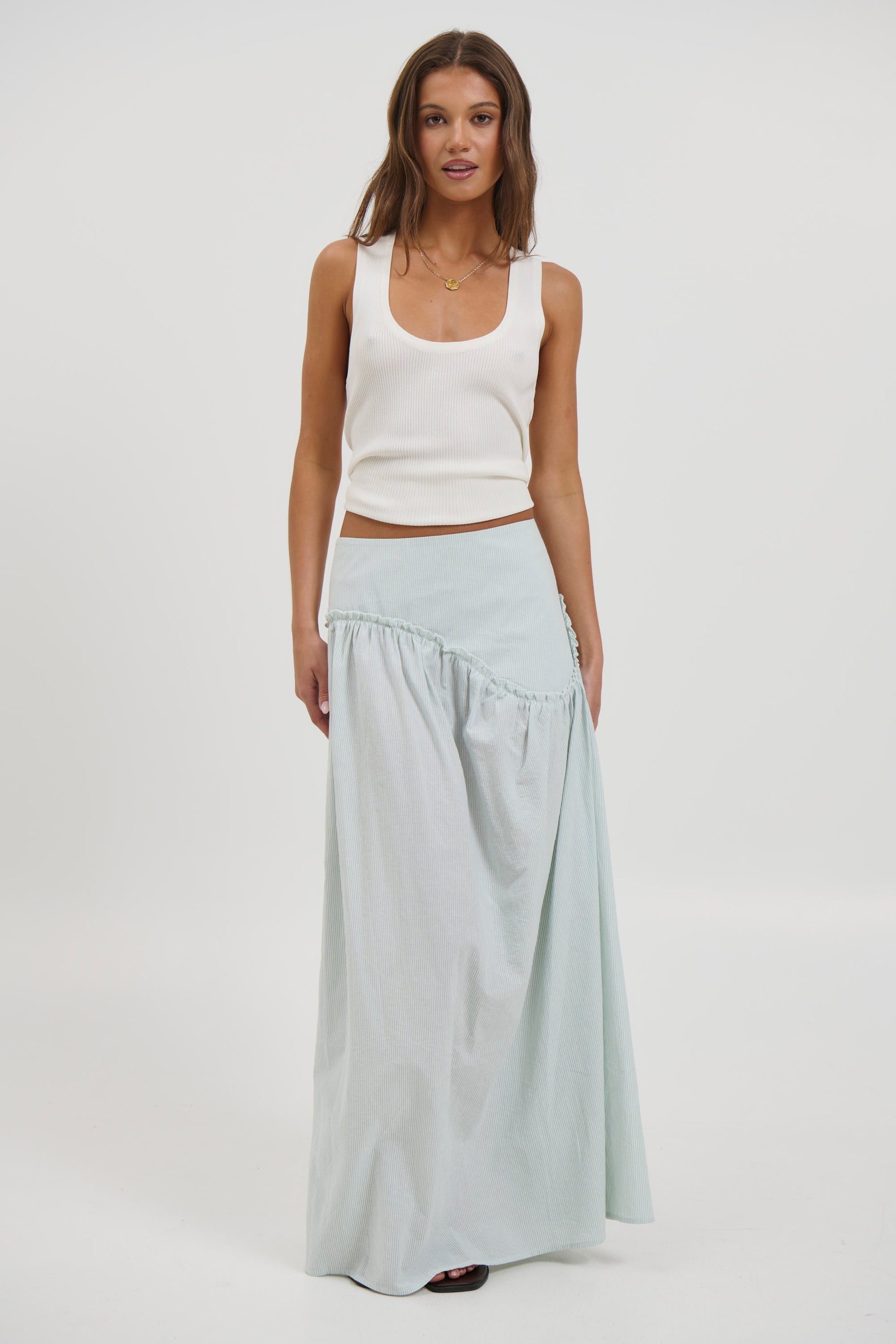 Ari Maxi Skirt Sage