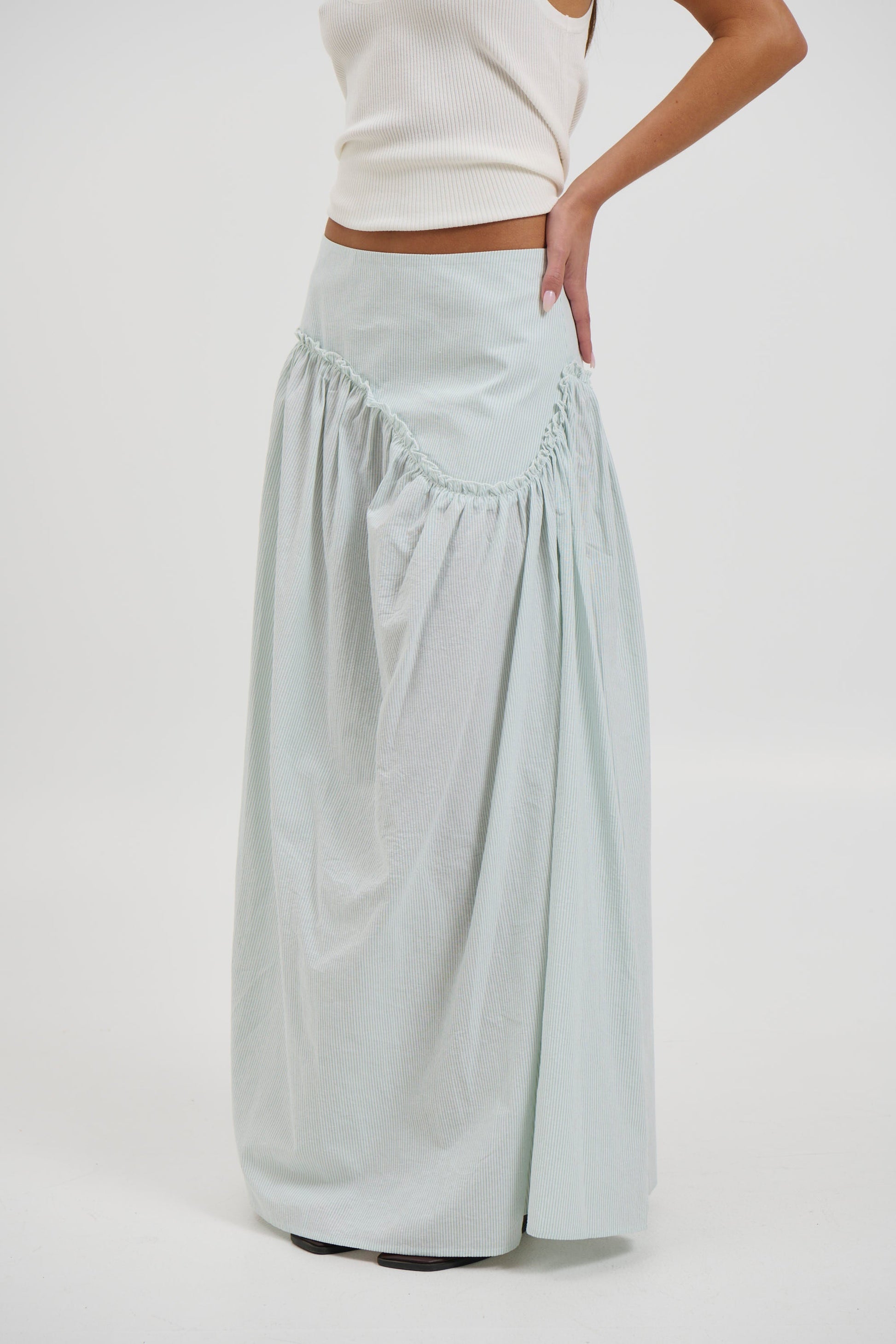 Ari Maxi Skirt Sage