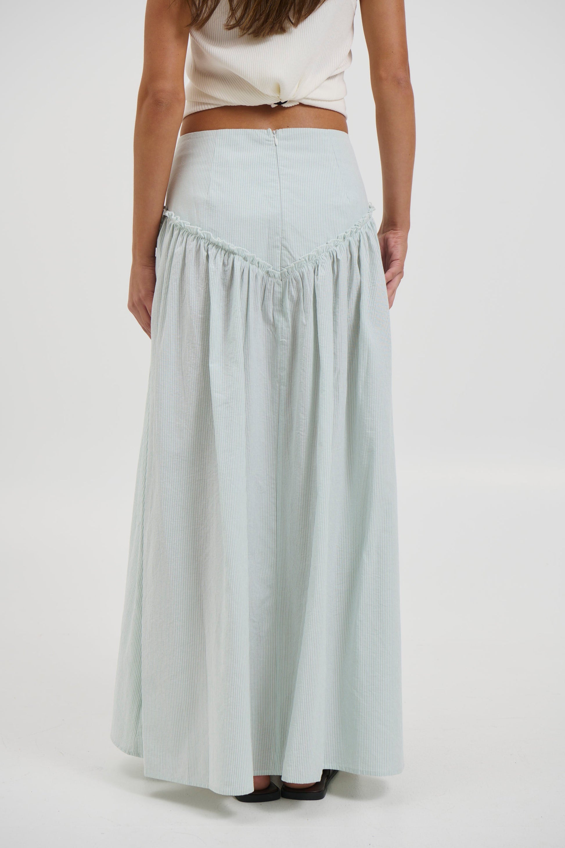 Ari Maxi Skirt Sage