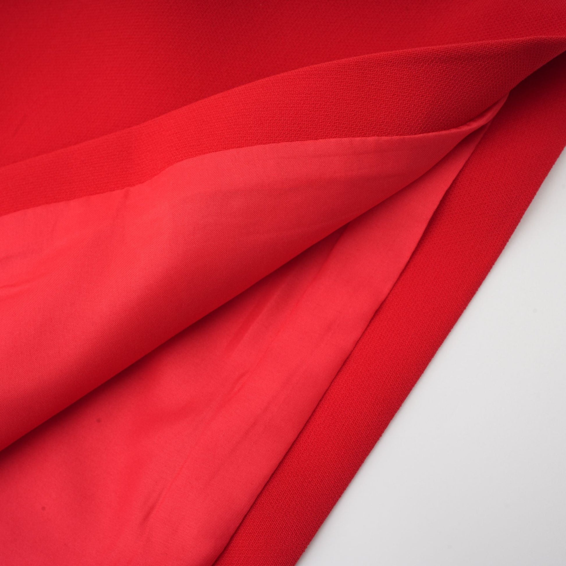 Anna red petal-sleeve cut-out bow mini dress