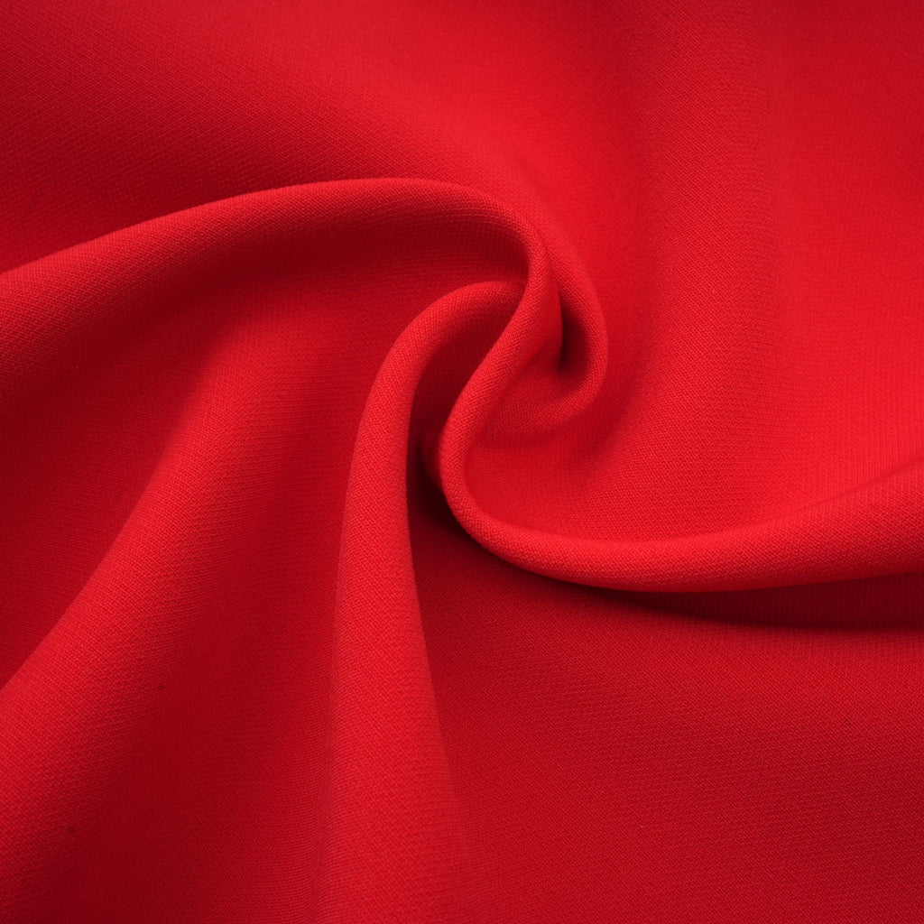 Anna red petal-sleeve cut-out bow mini dress