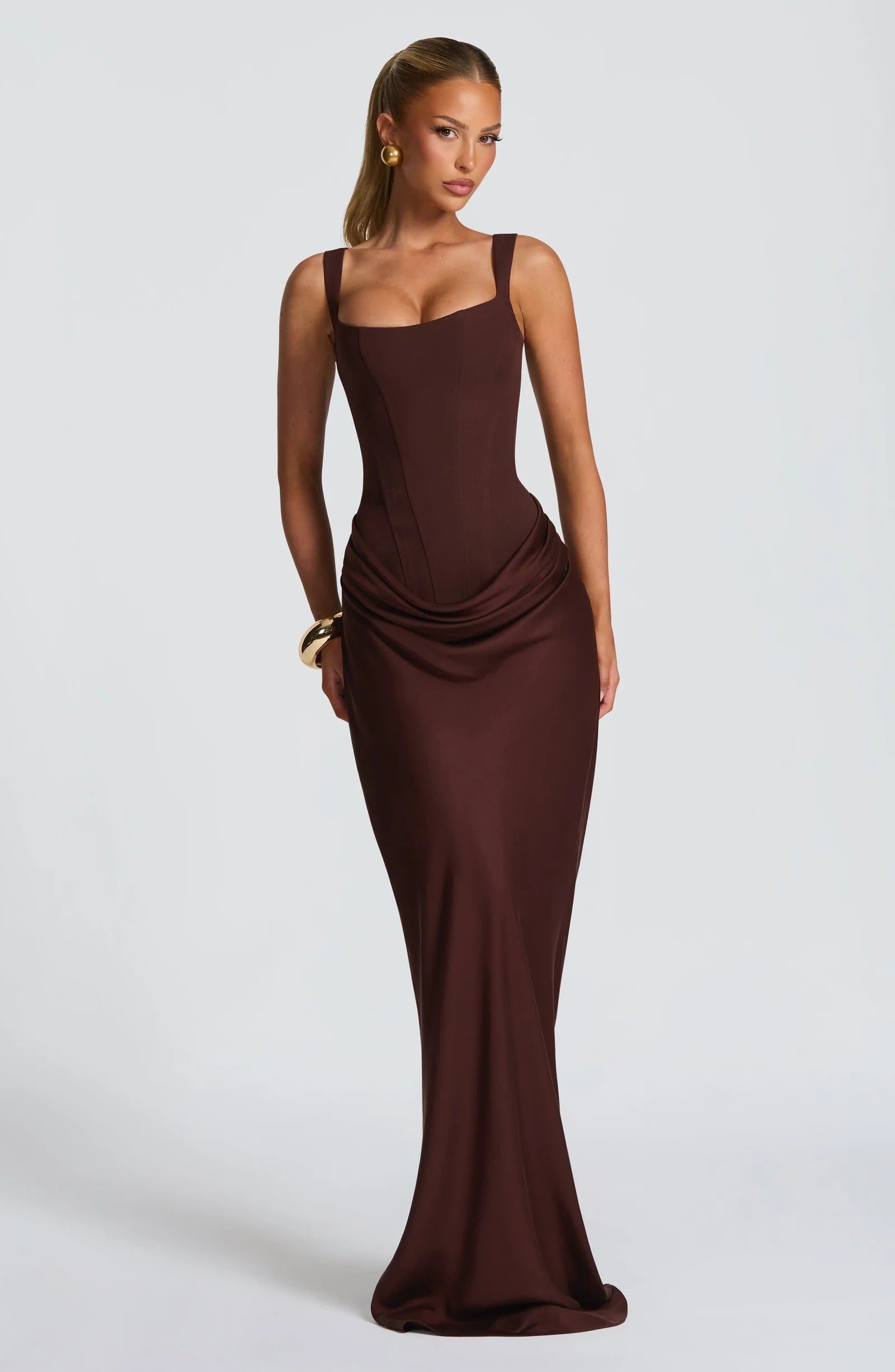 Cornelia Maxi Dress - Burgundy